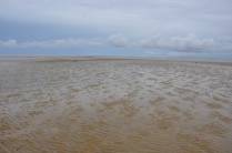 Praia alagadiça na Ilha de Lençóis, nas Reentrâncias Maranhenses - MA